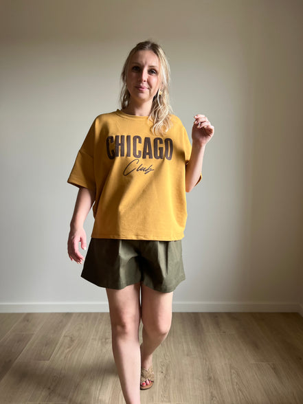 Chicago Club Sweater - mustard