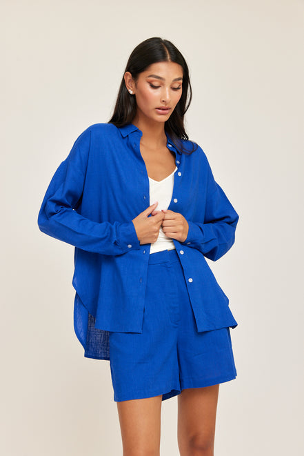 Esther linen shorts