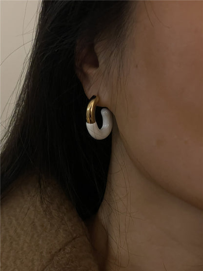 Luana earring white