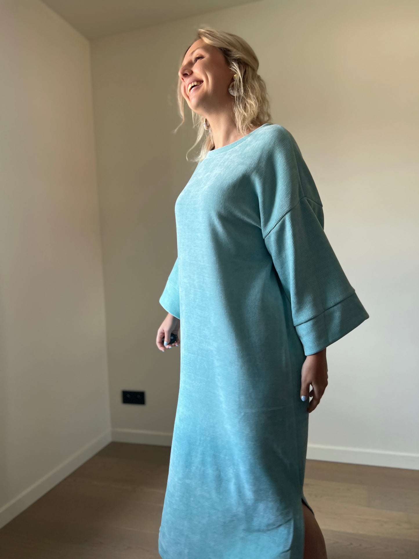 Cam dress aqua