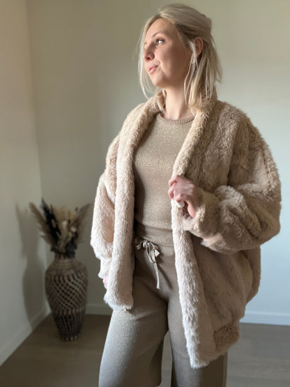 Furr jacket beige