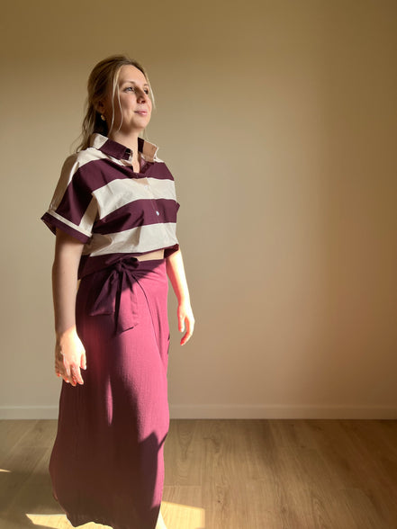 Wrap skirt - Burgundy