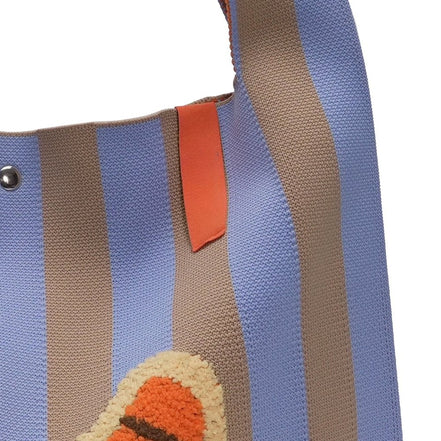 Croissant bag blue