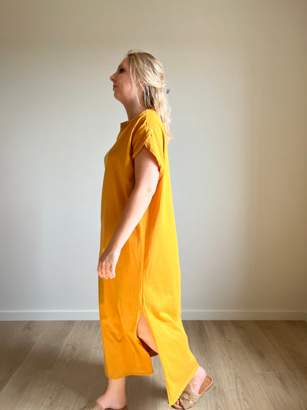 Anna dress mustard