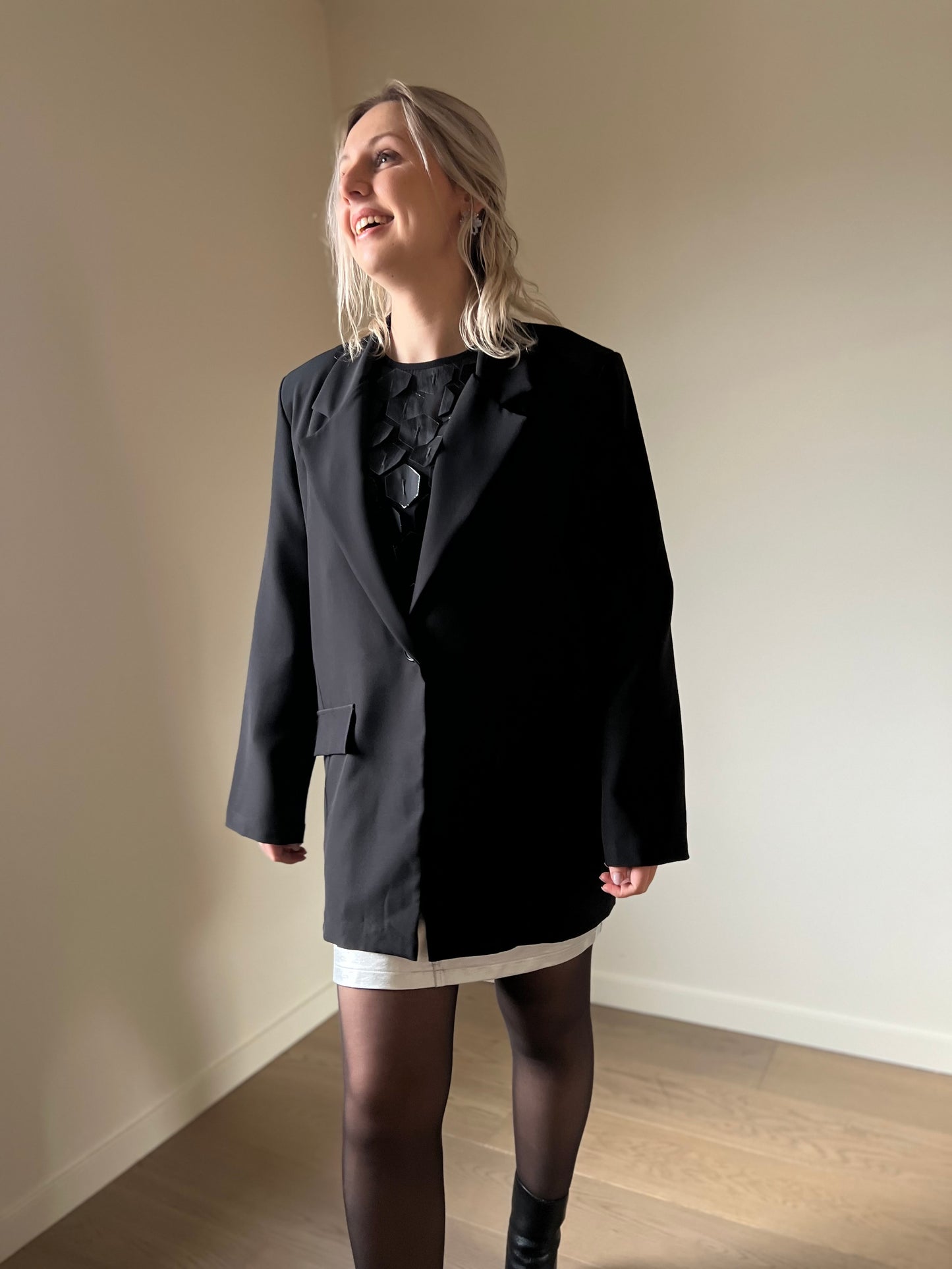 Oversized blazer black