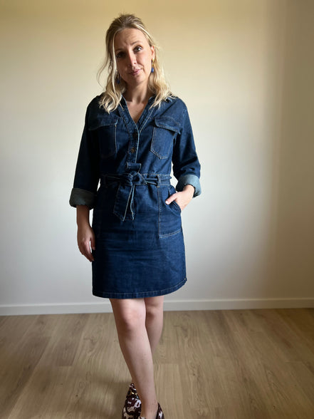 Denim dress brut
