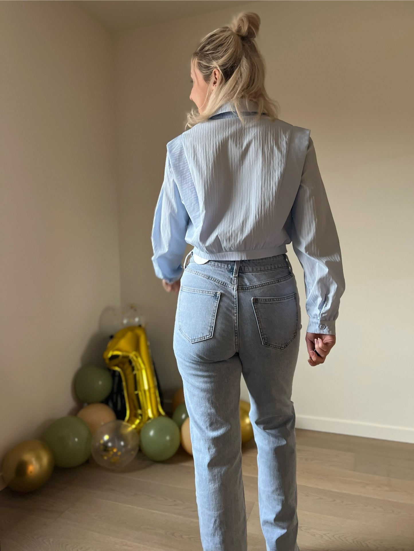 Straight jeans light blue