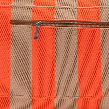 Stripe Crossbody bag orange