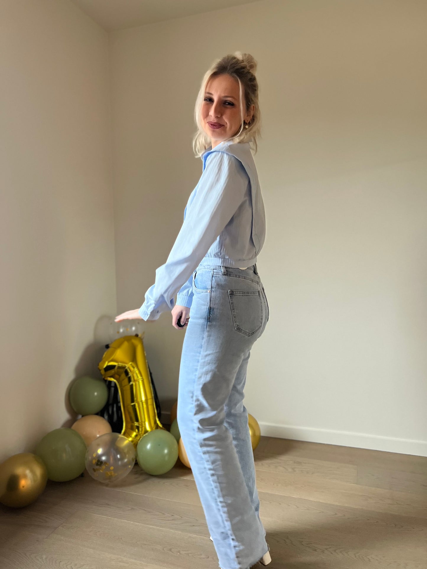 Straight jeans light blue