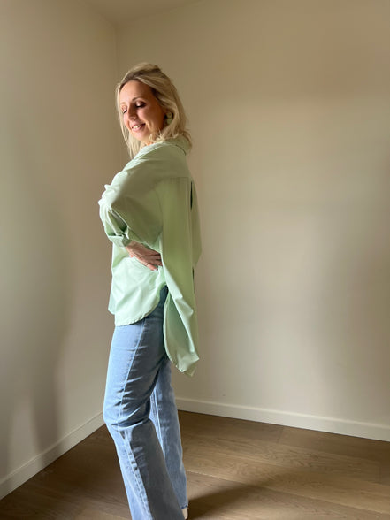 Pastel shirt green