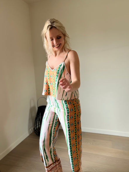Boho top kaki