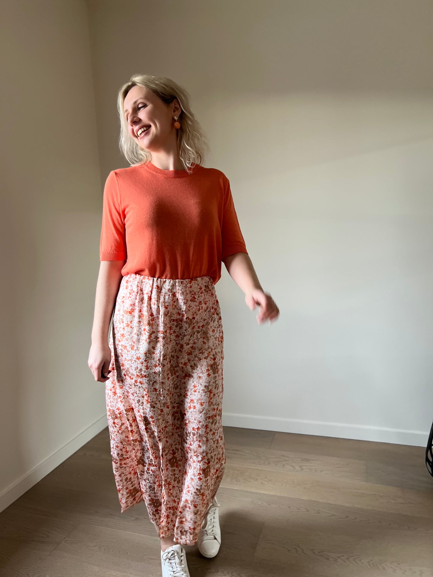 Ashley top orange