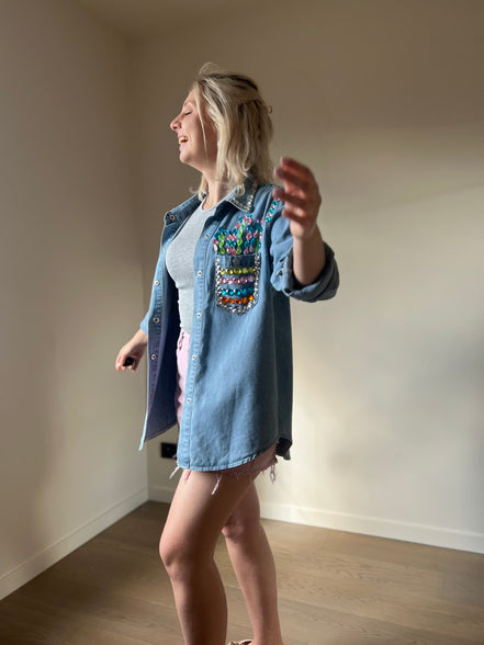 Pineapple jeansjacket