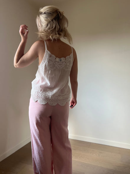 Crochet top white