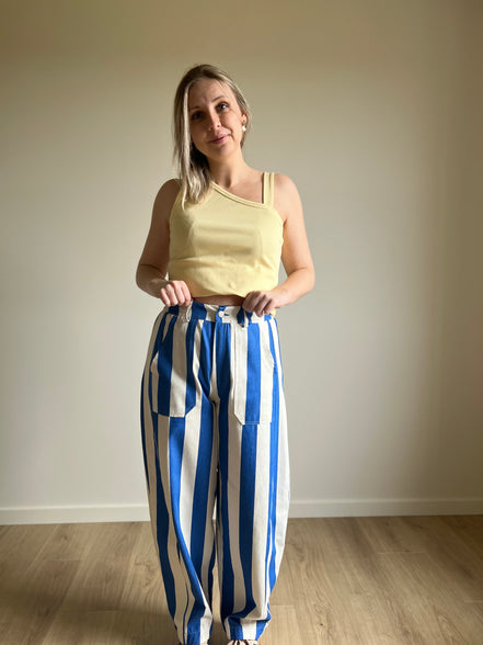 Off shoulder top yellow