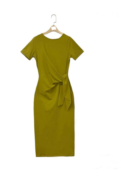 Pistachio wrapdress
