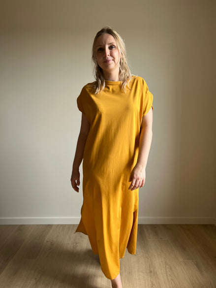 Anna dress mustard