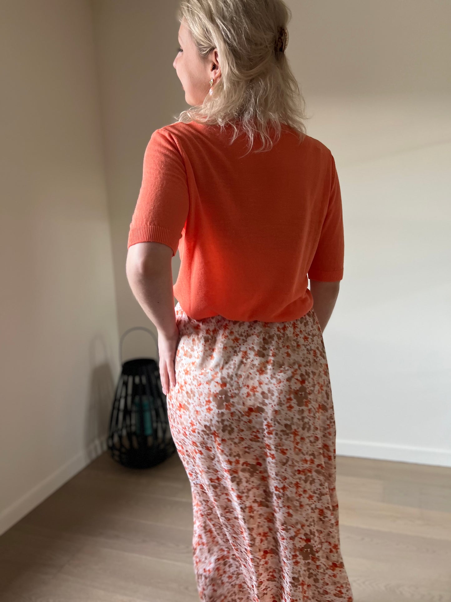 Ashley top orange