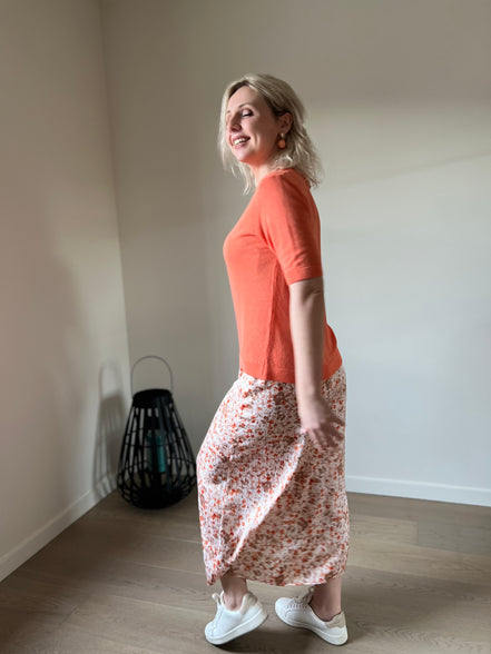 Ashley top orange