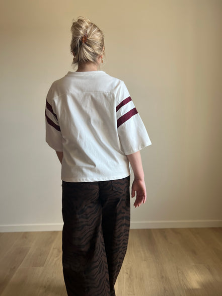 Varsity Tee White