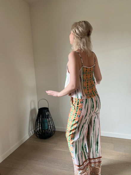 Boho top kaki