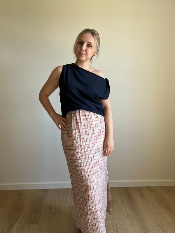 Margot skirt blue/red