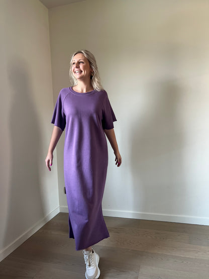 Sweaterdress purple