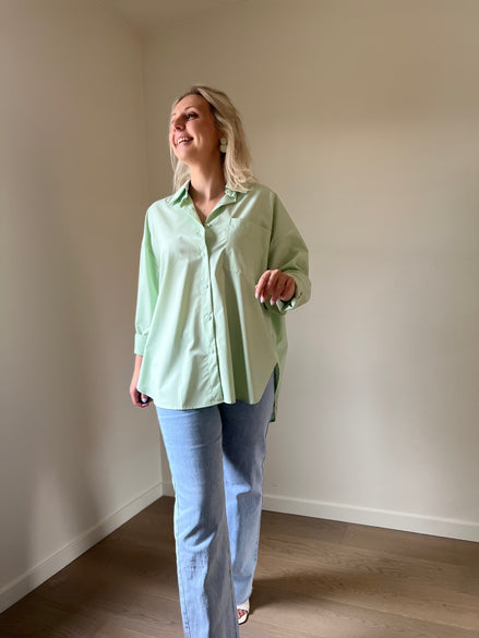 Pastel shirt green