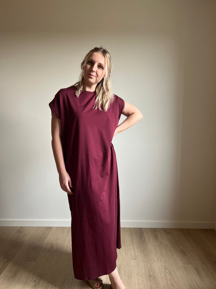 Anna dress burgundy