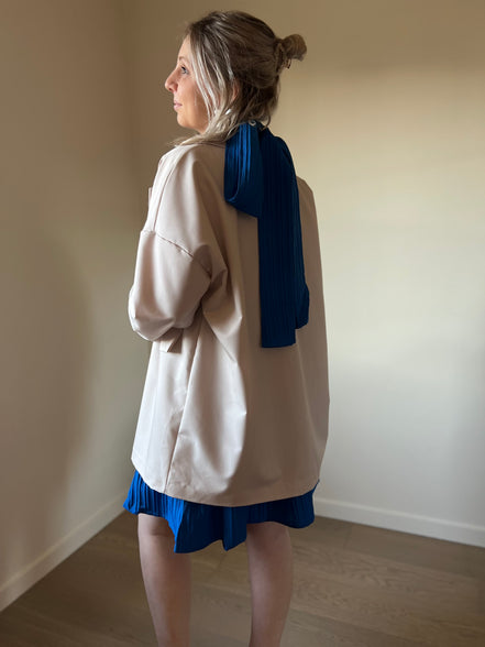 Blazer oversized beige