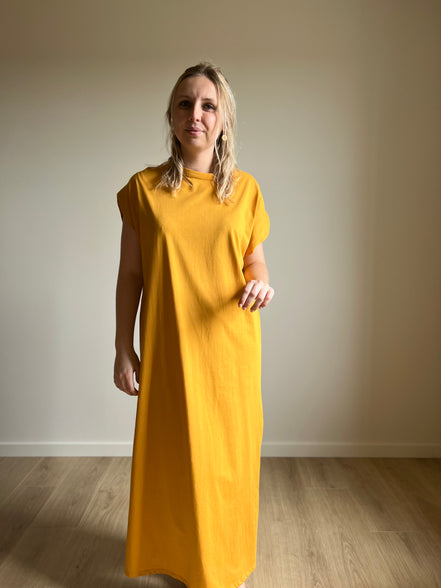 Anna dress mustard