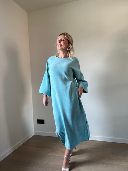 Cam dress aqua