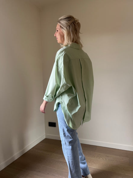 Pastel shirt green