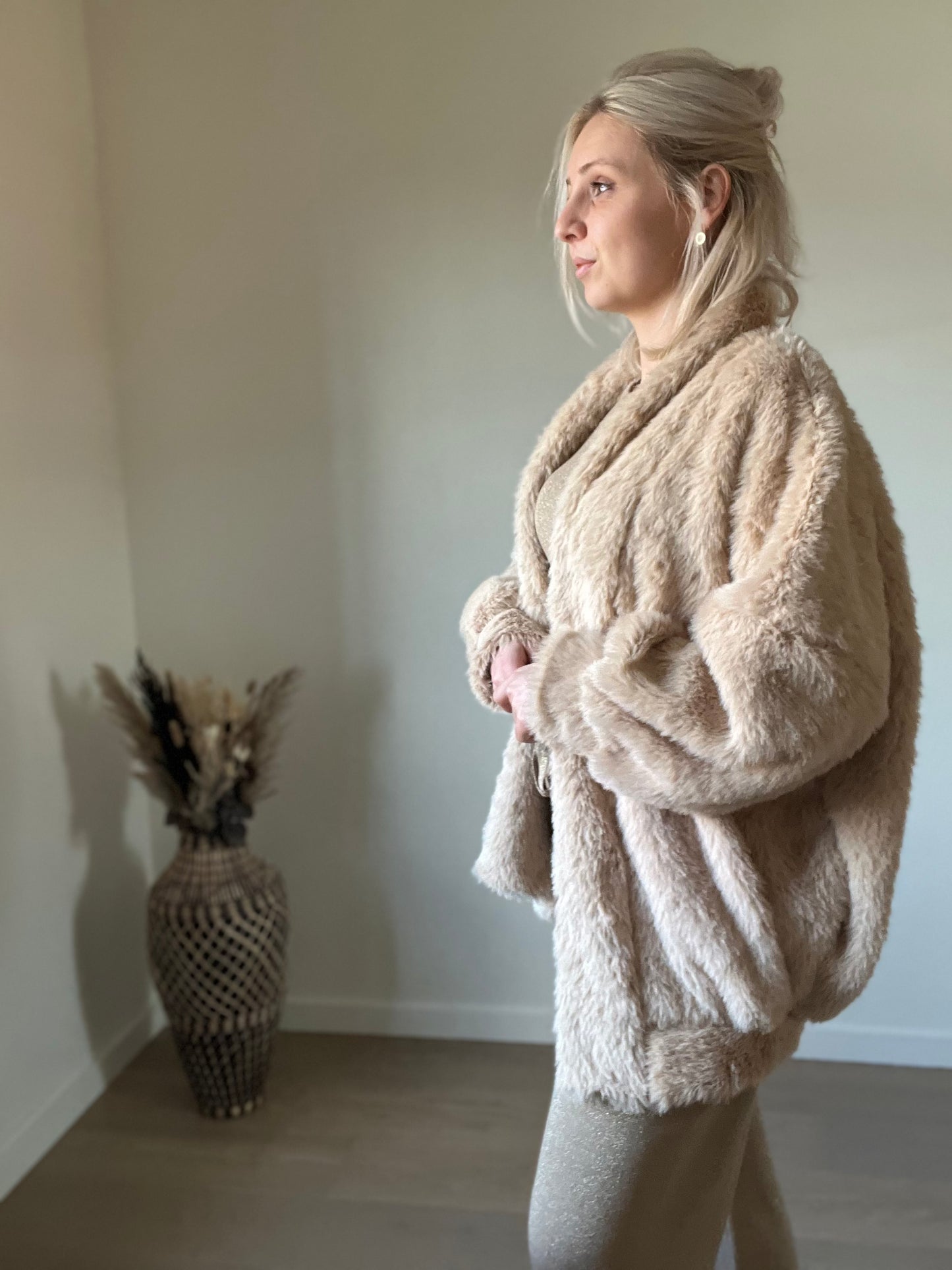 Furr jacket beige