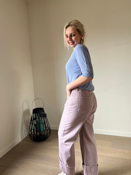 Caro pants violet