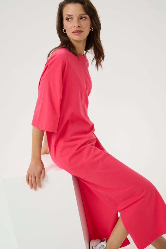 Edna raspberry dress
