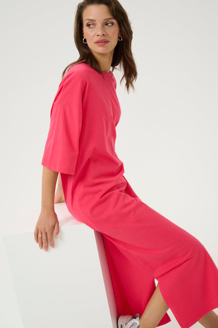 Edna raspberry dress