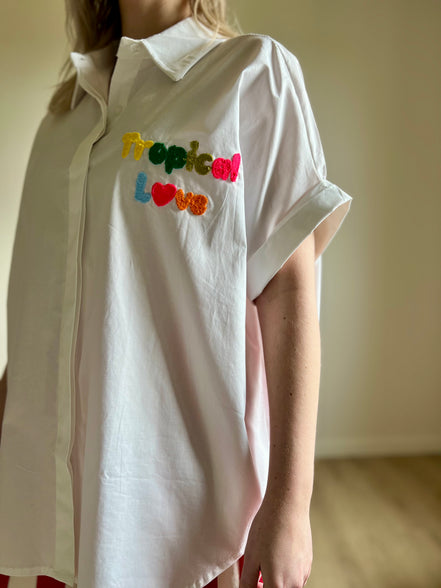 Tropical love shirt