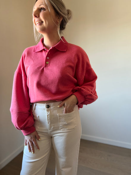 Polo sweater watermelon