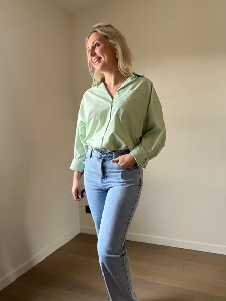 Pastel shirt green