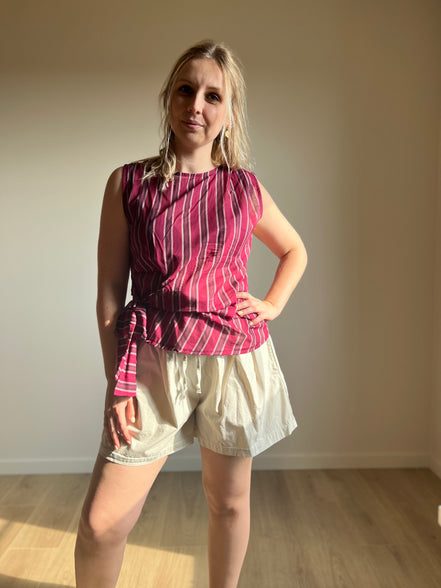 Drawstring Shorts – Off White