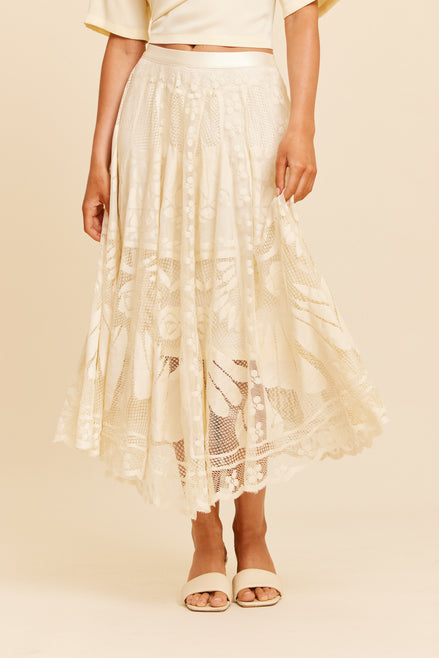 Estrid lace skirt