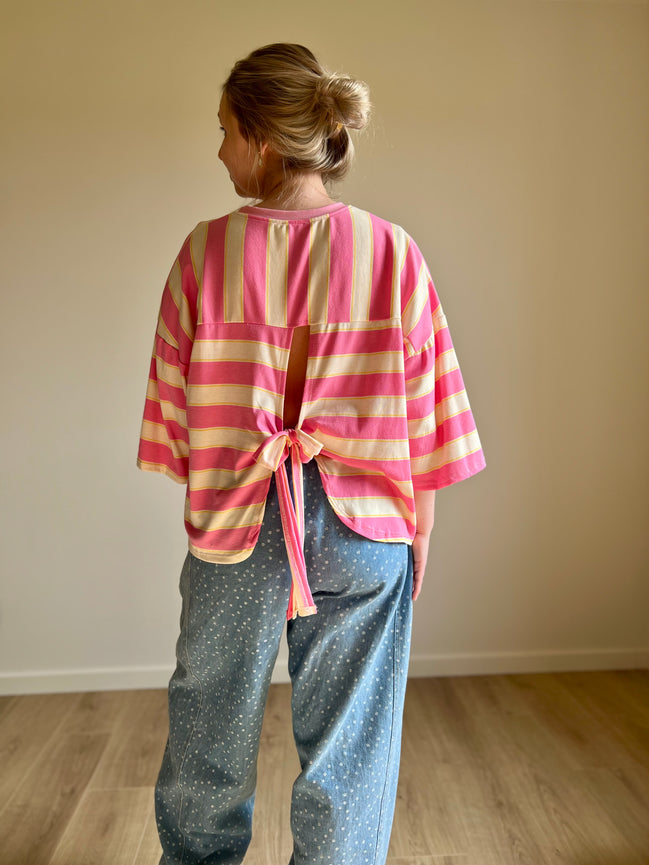 Barrel jeans polka dot