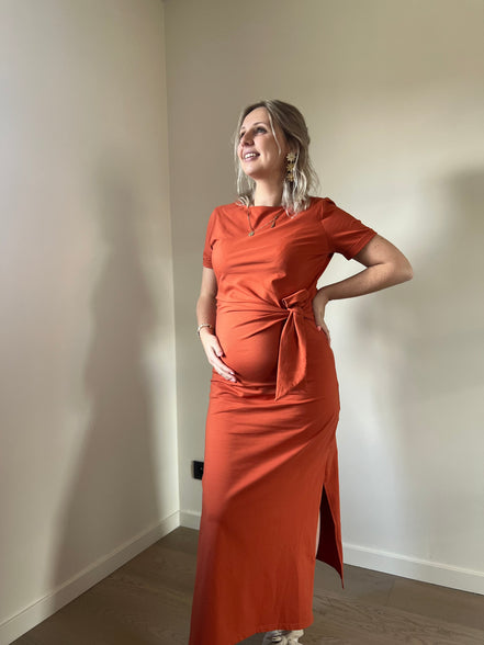 Terracotta wrapdress