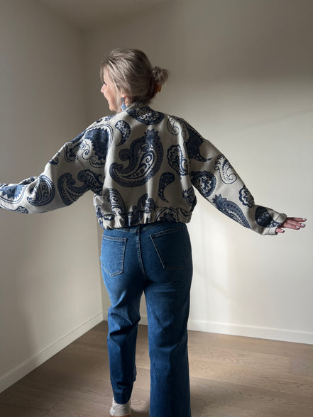 Windy cropped wijde jeans