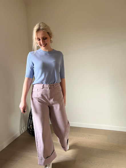 Caro pants violet