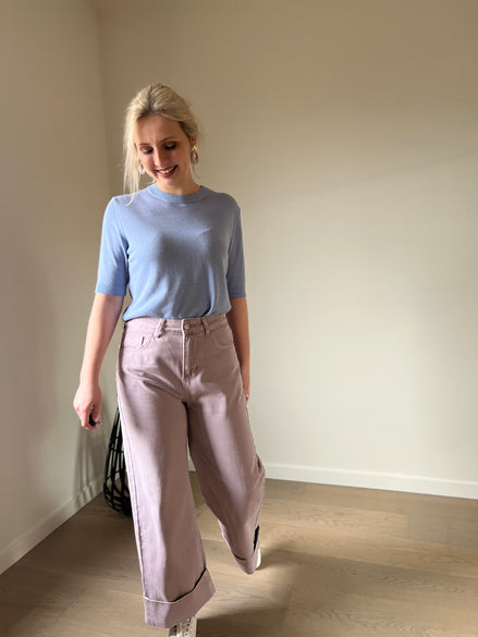 Caro pants violet