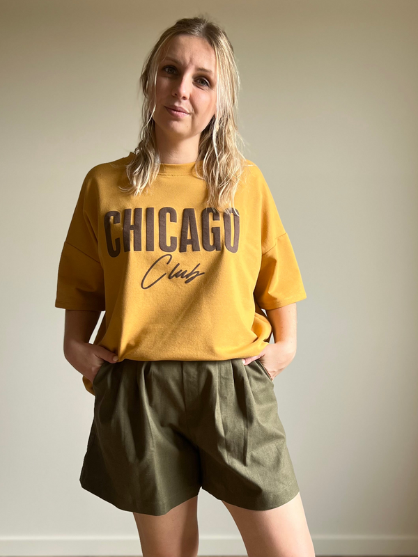 Chicago Club Sweater - mustard