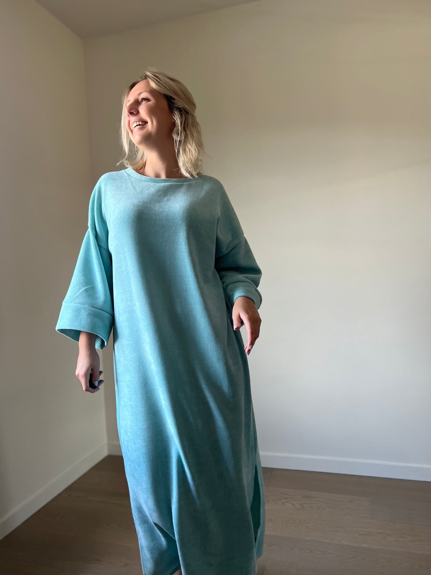 Cam dress aqua