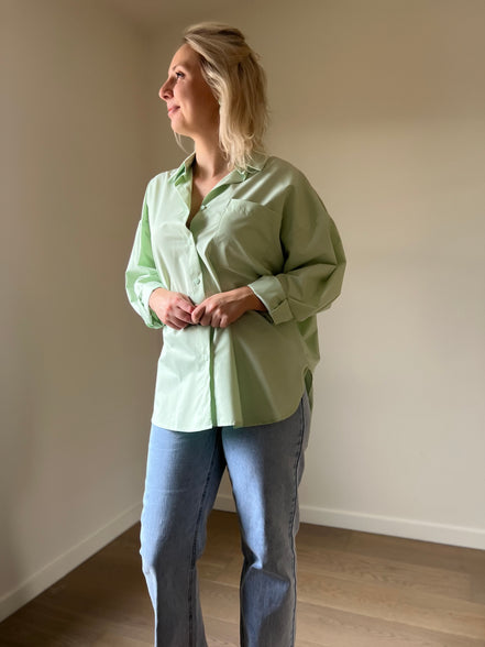 Pastel shirt green